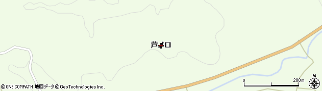 岩手県一関市萩荘（芦ノ口）周辺の地図