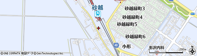 合同タクシー株式会社　砂越営業所周辺の地図