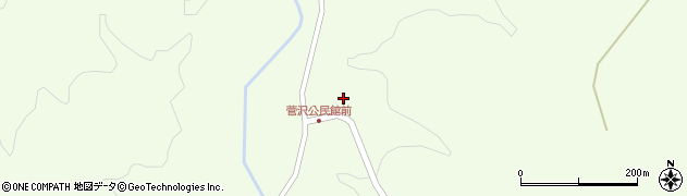 岩手県一関市萩荘（高見）周辺の地図