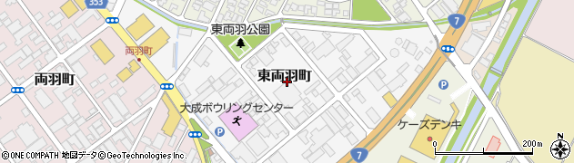 山形県酒田市東両羽町5周辺の地図