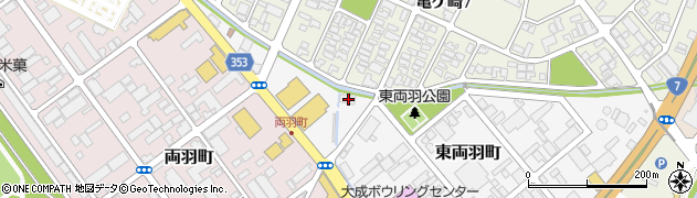 山形県酒田市東両羽町1-3周辺の地図