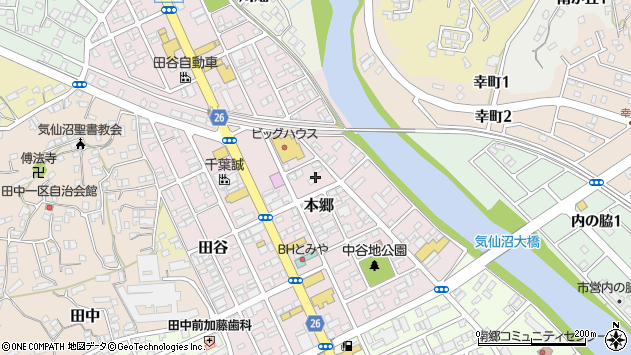 〒988-0042 宮城県気仙沼市本郷の地図