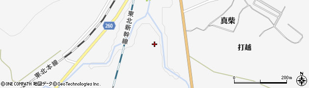 岩手県一関市真柴要害周辺の地図