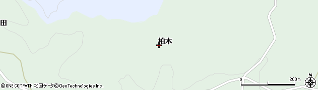 岩手県一関市藤沢町増沢柏木77周辺の地図