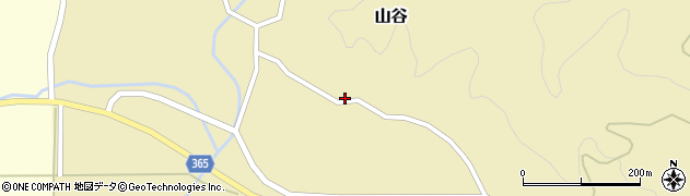 山形県酒田市山谷三ケ沢6周辺の地図