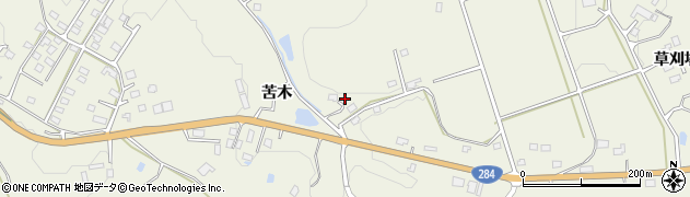 岩手県一関市滝沢苦木86周辺の地図