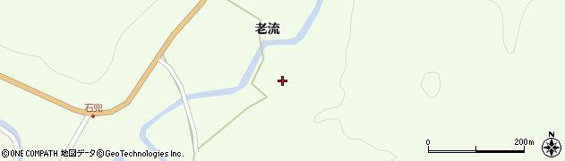 岩手県一関市萩荘老流227周辺の地図