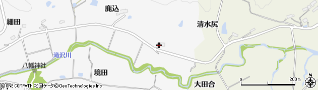 岩手県一関市真柴鹿込33周辺の地図