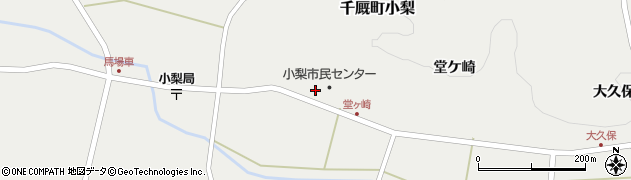 岩手県一関市千厩町小梨（堂ケ崎）周辺の地図