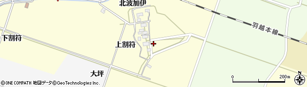 山形県酒田市勝保関上割符12-1周辺の地図