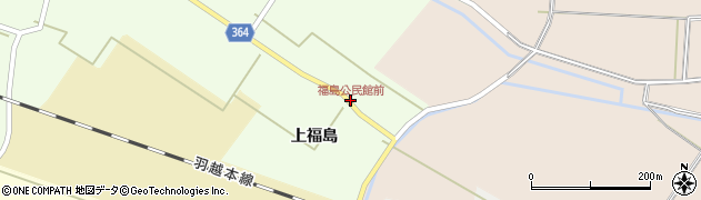 福島公民館前周辺の地図