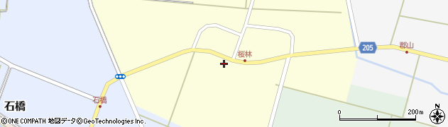 山形県酒田市桜林58周辺の地図