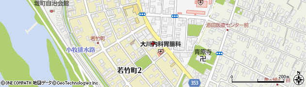 コスモ若竹町ＳＳ周辺の地図