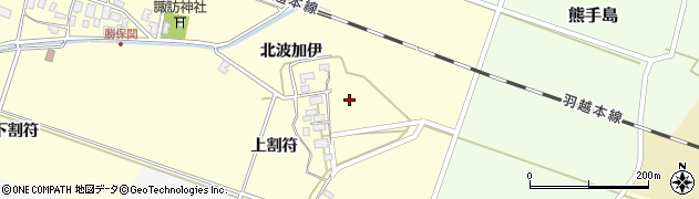 山形県酒田市勝保関北波加伊37周辺の地図