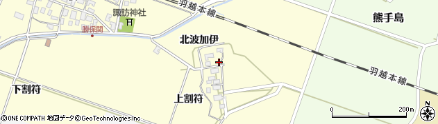 山形県酒田市勝保関北波加伊39周辺の地図