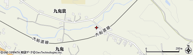 岩手県一関市滝沢苦木22周辺の地図