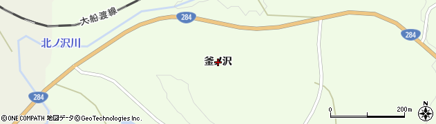 岩手県一関市弥栄（釜ノ沢）周辺の地図