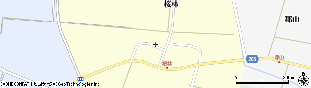 山形県酒田市桜林30周辺の地図
