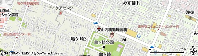 酒田スワンタクシー周辺の地図