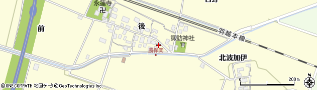 山形県酒田市勝保関前2周辺の地図