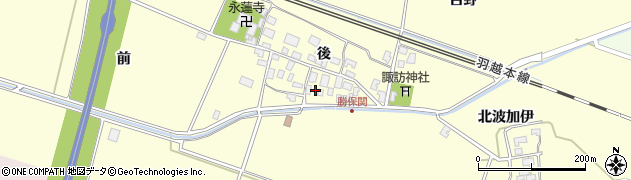 山形県酒田市勝保関前11周辺の地図