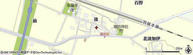 山形県酒田市勝保関前10周辺の地図