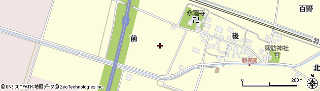 山形県酒田市勝保関前周辺の地図