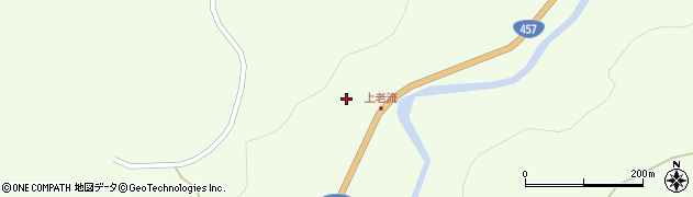 岩手県一関市萩荘老流127周辺の地図