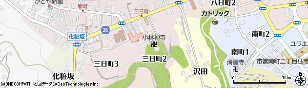 小林禅寺周辺の地図
