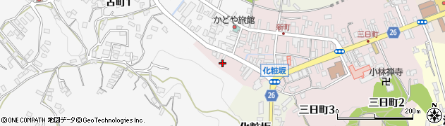 株式会社ミナトタクシー　三日町待機所周辺の地図