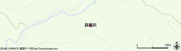 岩手県一関市萩荘（真根沢）周辺の地図