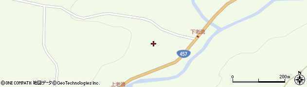岩手県一関市萩荘老流101周辺の地図
