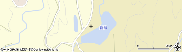 山形県酒田市山谷西沢入周辺の地図