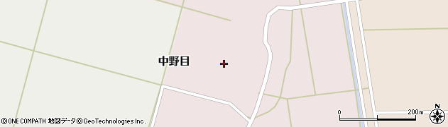 山形県酒田市中野目（割前）周辺の地図