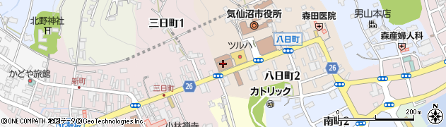 気仙沼郵便局 ＡＴＭ周辺の地図