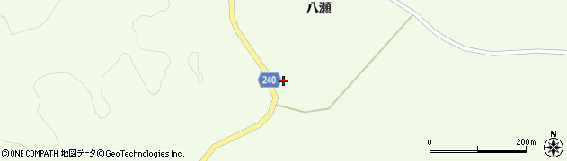 岩手県一関市萩荘八瀬40-9周辺の地図