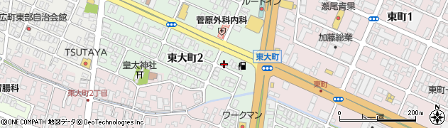 読売センター・酒田南部周辺の地図