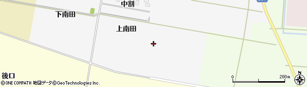 山形県酒田市中野新田上南田周辺の地図