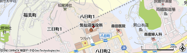 気仙沼市役所震災復興・企画部　地域づくり推進課周辺の地図