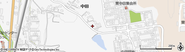 岩手県一関市真柴（中田）周辺の地図