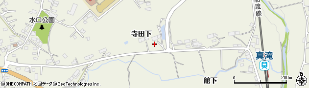 岩手県一関市滝沢寺田下55周辺の地図