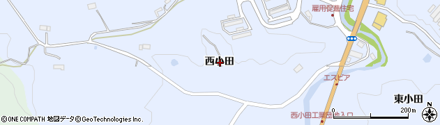 岩手県一関市千厩町千厩西小田周辺の地図