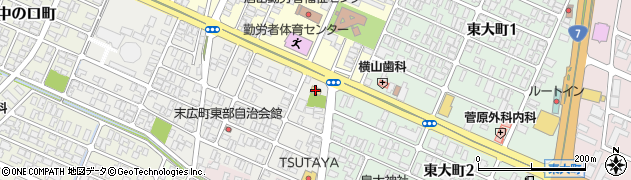 ファミリーマート酒田末広町店周辺の地図