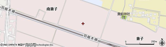 山形県酒田市大町（南兼子）周辺の地図