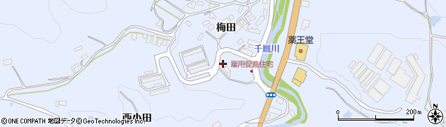 岩手県一関市千厩町千厩梅田54周辺の地図
