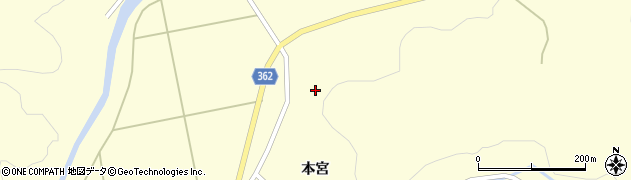 山形県酒田市北俣石鉢山97周辺の地図