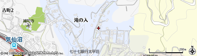 宮城県気仙沼市滝の入周辺の地図