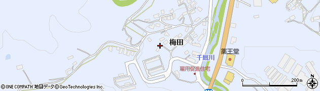 岩手県一関市千厩町千厩梅田25周辺の地図