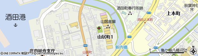 三居稲荷神社周辺の地図