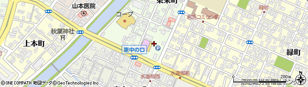 山形県酒田市東栄町12周辺の地図